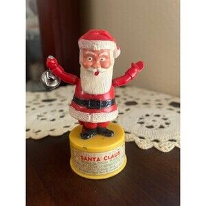 Vintage Toy Push Button Santa Claus